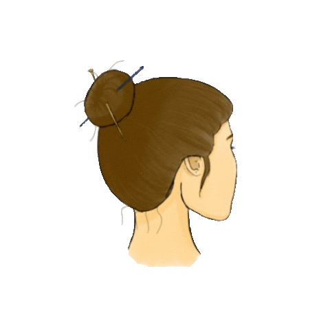 Cora - Knit knacks Sticker