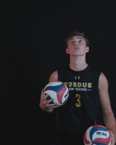 Volleyball Juggle GIF by Purdue Fort Wayne Athletics