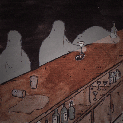 Image result for ghost bar painting