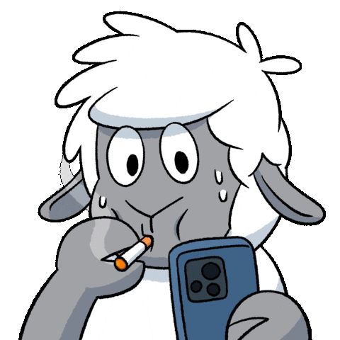 Bad Habits Smoking Sticker by The Sad Times