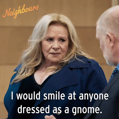 Sheila Canning Humour GIF by Neighbours (Official TV Show account)