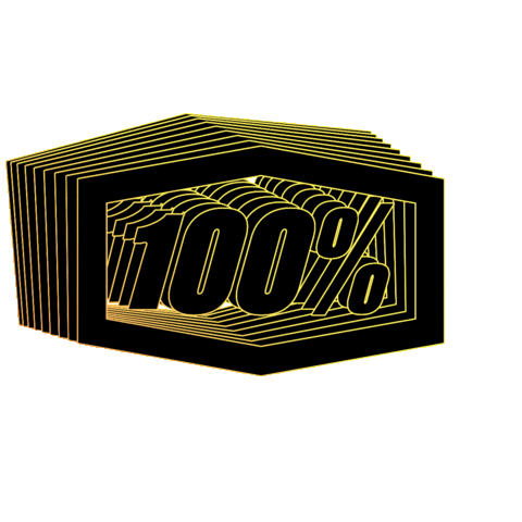 100 Percent Sticker by Fox Racing Colombia