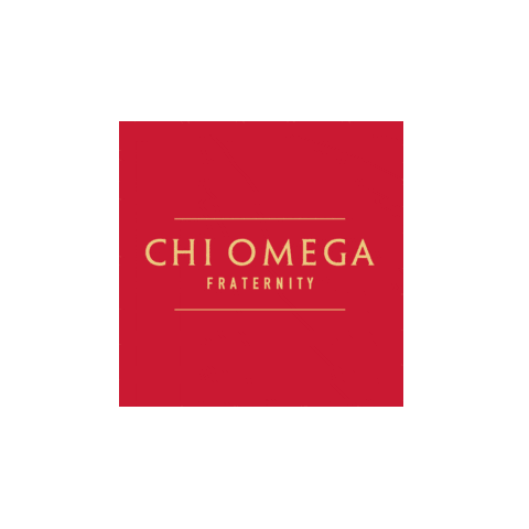 Chi Omega Fraternity Sticker