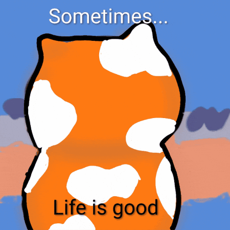 Relaxed Life Is Good GIF