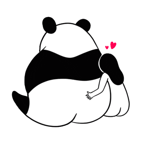 Panda Love Sticker by WWF France