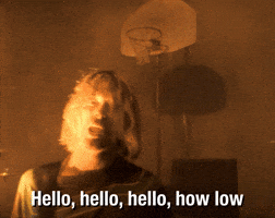 Kurt Cobain Hello GIF by Nirvana