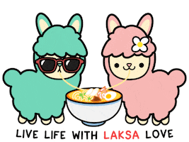 Singapore Llama Sticker by Our Hawker Culture