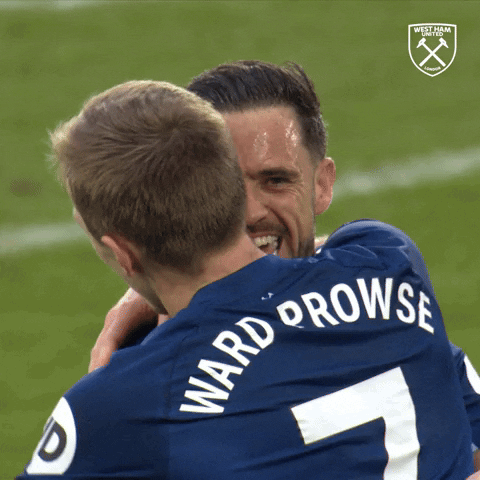 Premier League Hug GIF by West Ham United