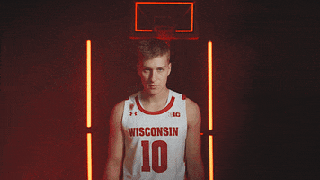College Basketball Isaac GIF by Wisconsin Badgers