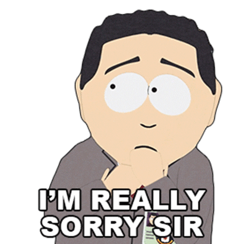 Sorry My Bad Sticker By South Park For Ios Android Giphy