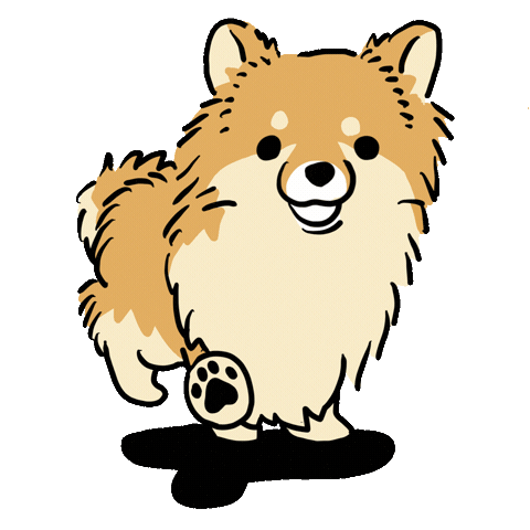 Dog Walking Sticker by うちクリ