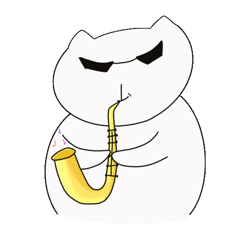 Happy Sax Sticker
