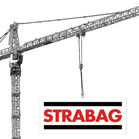 Work Construction Sticker by STRABAG