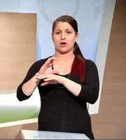 talking sign language GIF