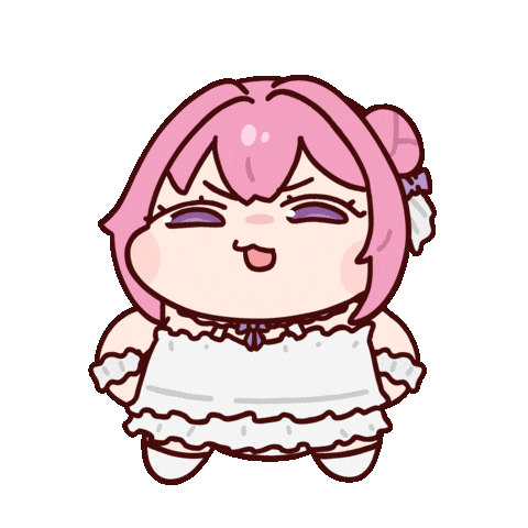Pink Laugh Sticker
