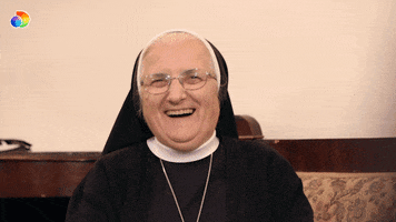 Nun Lol GIF by discovery+