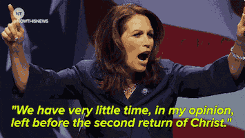 michele bachmann news GIF by NowThis 