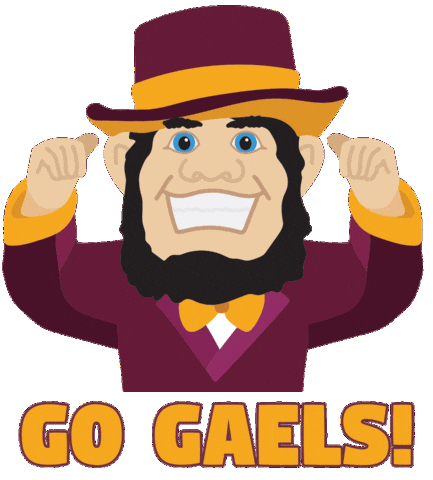 Mascot Gael Sticker by Iona University