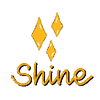 letteritwithbella star glow shine bling Sticker