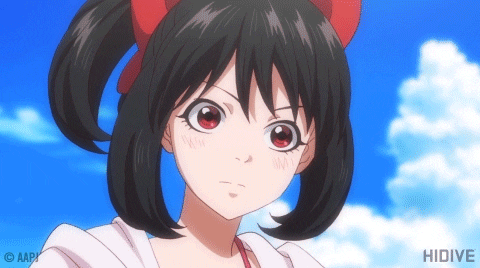 Anime wink salute GIF on GIFER  by Manantrius