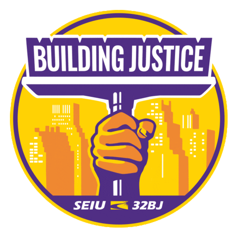32BJ SEIU Sticker