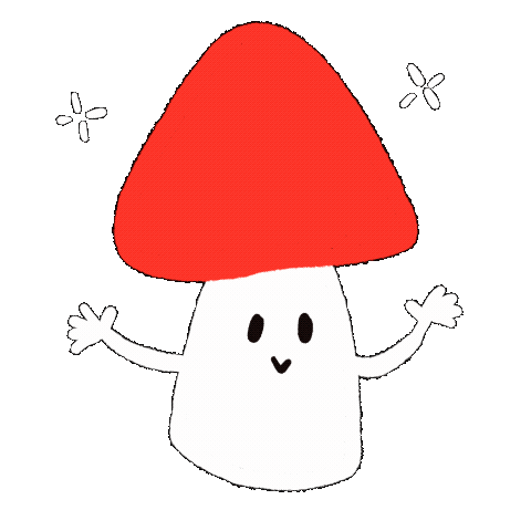 Sparkle Mushroom Sticker