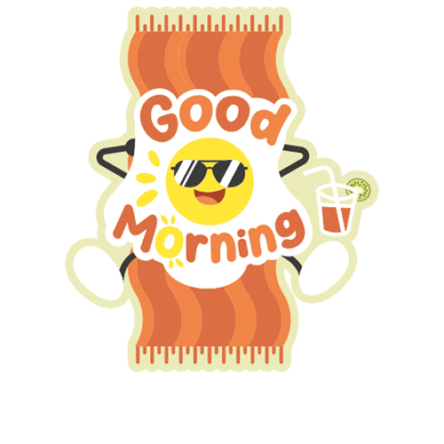 Good Morning Sticker