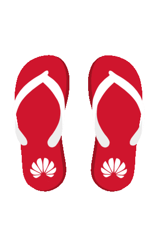 Flip Flop Summer Sticker by Huawei Mobile Deutschland