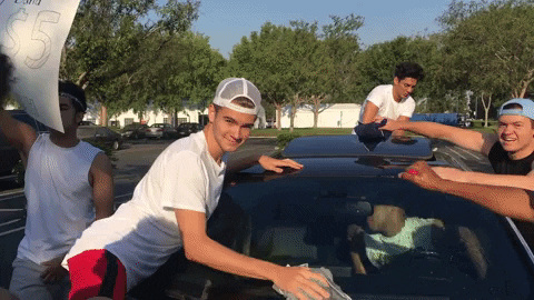 Car Wash Flirt GIF by Boy Band - Find & Share on GIPHY