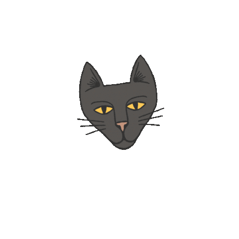 Cat Halloween Sticker