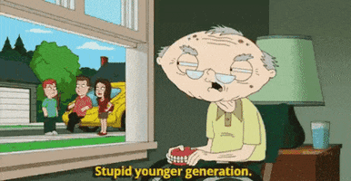 Baby Boomers Old People GIF by MOODMAN