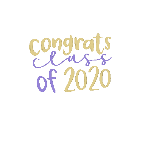 Grad Class Of 2020 Sticker by UMHB Campus Activities