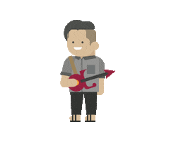 Mood Guitar Sticker by Tyas