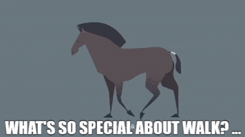 Horse Walk Animation GIF