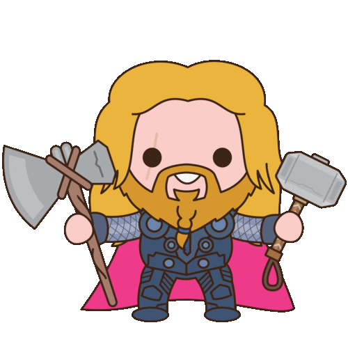 Chris Hemsworth Avengers Sticker by Marvel Studios for iOS & Android