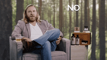 No Way Pass GIF by DrSquatchSoapCo