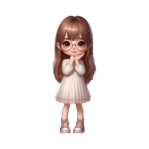 Elistorycriativo Menina Sticker