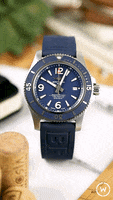 Chronometer Blue Watch GIF by Watch Obsession