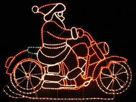 cagkany bike santa ride motorcycle GIF