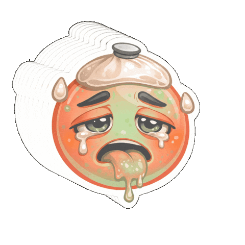 Tired Bad Day Sticker by Flowpio