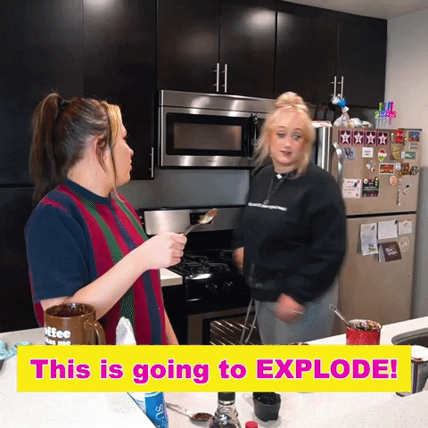 Explosion Cooking GIF by AwesomenessTV
