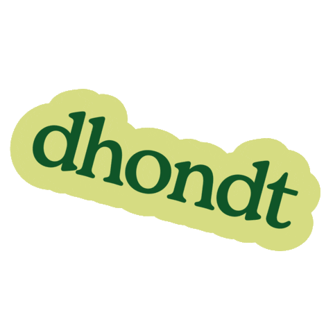 Dhondt Leef Mooi Sticker