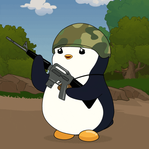Training Penguin GIF by Pudgy Penguins