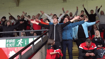 SalfordCityFC fans away salford chanting GIF