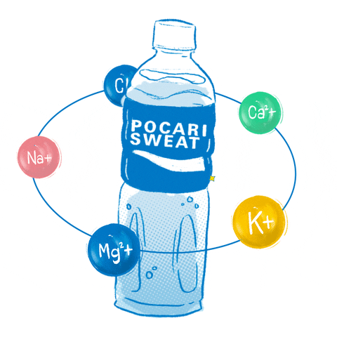Refreshing Sports Drink GIF by Pocari sweat