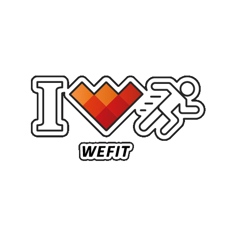Fitness Love Sticker by wefit