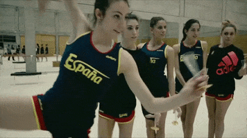 Dvillena espana gimnasia ritmica rhythmic punteras GIF