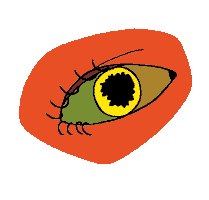 Eye Sticker by Casiopea