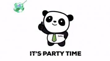 Happy Party GIF by The Cheeky Panda