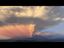 Volcanic Ash Chile GIF